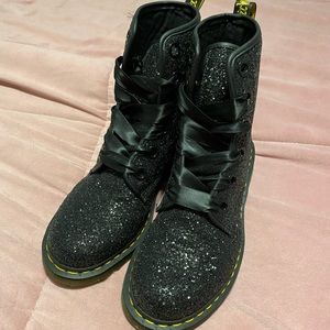 Dr Marten Glitter boots